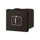 Image Chargeur usb double modulaire associable 2m type a+c noir