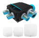 Kit Hygrogenius Flex - VMC simple flux Hygroréglable - 3 Kit référence 412284 