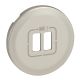 Image 2 Enjoliveur celiane double chargeur usb - titane