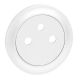  Image Enjoliveur Céliane pour prise de courant 2P+T Surface - Blanc