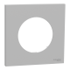  Image Odace - plaque de finition 1 poste - couleur Gris galet