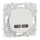  Image Odace - chargeur USB-C 65W - forte puissance et charge rapide - blanc craie