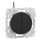 Image Odace - double va-et-vient ou poussoir lumineux LED 0,15mA - 10AX - noir onyx