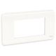 Unica Pro - plaque de finition - Blanc - 4 modules