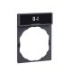  Image Harmony - porte-étiquette 30x40 + étiquette o-i' 8x27 - blanc/noir