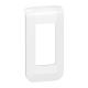  Image Plaque 1 module 1/2 poste blanc