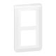  Image Plaque 2x2 modules blanc montage vertical entraxe 57