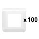  Image Plaque 2 modules blanc carton 100