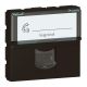  Image Prise rj45 cat6a stp 2m noir mat
