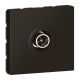  Image Prise tv simple diam 9,52 male noir mat