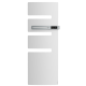 Radiateur sèche-serviettes connecté Serenis mât gauche 500W Blanc Carat
