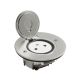  Image Prise de sol 2p+t fb ronde inox brosse
