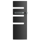 Radiateur sèche-serviettes connecté Serenis mât gauche 750W anthracite
