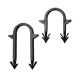  Image Lot de 100 clips de fixation atlantic