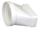  Image Rmd 55x110x100 - raccord mixte droit section 55x110 en diametre 100