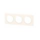  Image Dooxie plaque 3 postes blanc