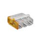  Image Connecteur mini connex 3 entrées orange vrac