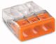  Image Borne wago 2273 - 3 x 0,5 à 2,5mm² transparent / orange