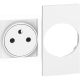  Image Living now enjoliveur 2 modules prise fr blanc