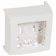  Image Cadre 1p  h16/32-40 blanc sur moulure