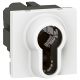  Image Poussoir a clef 3 positions (2f+1o) barillet europeen