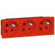  Image Prise 3x2p+t f/b detrompee inclinees 45 multiples bornes automatiques
