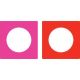  Image Odace you transparent, lot de 4 feuillets rouge/rose 1 poste