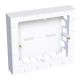  Image Altira - boîte saillie - 2 rangées x 3 postes - blanc polaire