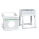  Image Support bouton/voyant diamètre 22mm, clipsage sur rail modulaire