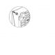  Image Spacial - châssis perforé telequick - acier - pour coffret h=800xl=600mm
