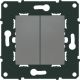 Image Poussoir 6 A - 250 V~ + va-et-vient 10 A Espace Evolution - 