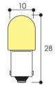 Image Lm - tube 10x28 160v 3w ba9s