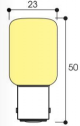 Image Lampe incandescente tube 23X50 260V 10W B15
