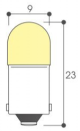 Image LM - TUBE 9X23 30V 1,2W BA9S