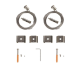 Image Suspension plafond pour rails EUTRAC® et S-TRACK, 5m, 2 pièc