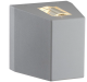 Image OUT BEAM UP, 1 faisceau, applique, gris argent, 8,3W, 3000K