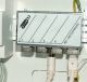 Support métal 4 RJ45 - HNI - Rail DIN - Fil de terre référence : DECSUP4RJ002 de la marque DECELECT
