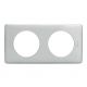 Image Plaque 2 postes satine alu