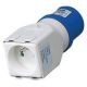 Image ADAPT.IC 2P+T 16A 230V 2X2P+T FRANC.