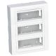 Image Altira - boîte 9 postes saillie 3 rangées x 3 postes - blanc