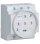 Prise de courant modulaire 20a 3p+t+n référence : SN320 de la marque HAGER