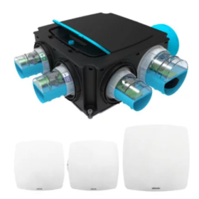 Kit Hygrogenius Flex - VMC simple flux Hygror&eacute;glable - 3 Kit r&eacute;f&eacute;rence 412284 