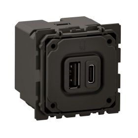 Prise 2usb c&eacute;liane type-a + type-c 20w - bornes &agrave; vis r&eacute;f&eacute;rence : CM0153 de la marque LEGRAND