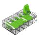 Borne WAGO 221 Green 5x4mm² à leviers souple & rigide référence : 221-425 de la marque WAGO