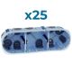 Pack 25 btes Tple Air'metic ent.71 D67 Prof.50 + Gabarit "TOP CHANTIER"