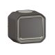 Interrupteur ou va-et-vient lumineux10AX 250V Plexo complet saillie anthracite référence : 069736L de la marque LEGRAND