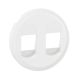 Enjoliveur prise Haut-Parleur double Céliane - Blanc référence : CB2311 de la marque LEGRAND