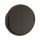  Image Enjoliveur double poussoir NO+NF lumineux Céliane - Noir