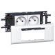  Image Prise spec. dlp support couv 65 integre f/b 2x2p+t bornes automatiques