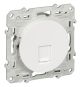  Image Odace, prise rj45 blanc, grade 1 (téléphone) cat. 5 utp, à vis